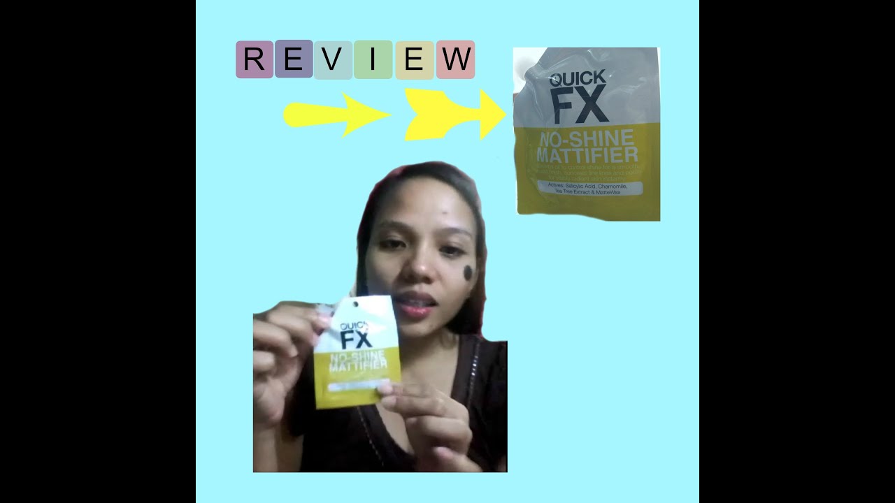 First Impression Review | Quick FX No Shine Mattifier