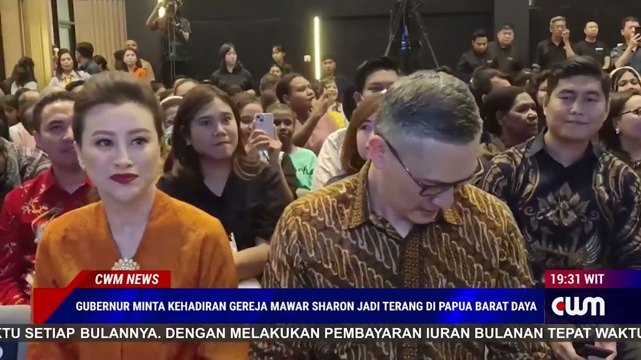 GUBERNUR ElISA KAMBU MINTA KEHADIRAN GEREJA MAWAR SHARON JADI TERANG DI PAPUA BARAT DAYA
