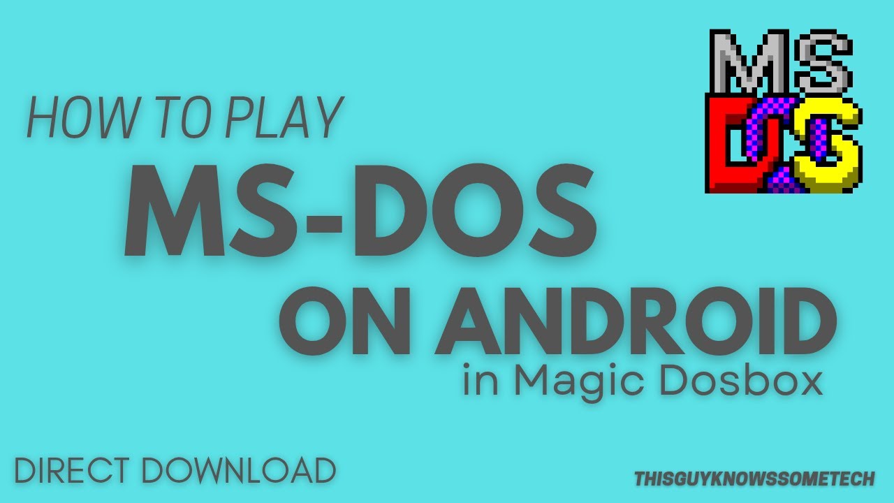 How to Play DOS Games on Android | ThisGuyKnowsSomeTech | Primebook WiFi | #dangerousdave #tgkst