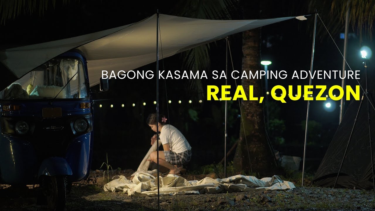 First Time Camping Using Tuktuk | Bajaj Maxima Z | Tara Camp PH Halloween Chill Camping