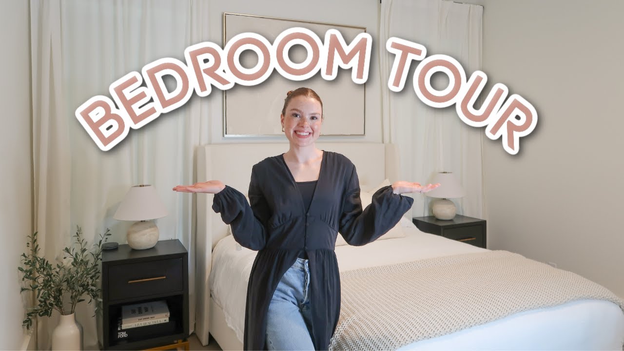 BEDROOM TOUR! Sharing My Cozy, Neutral and Minimalistic Room