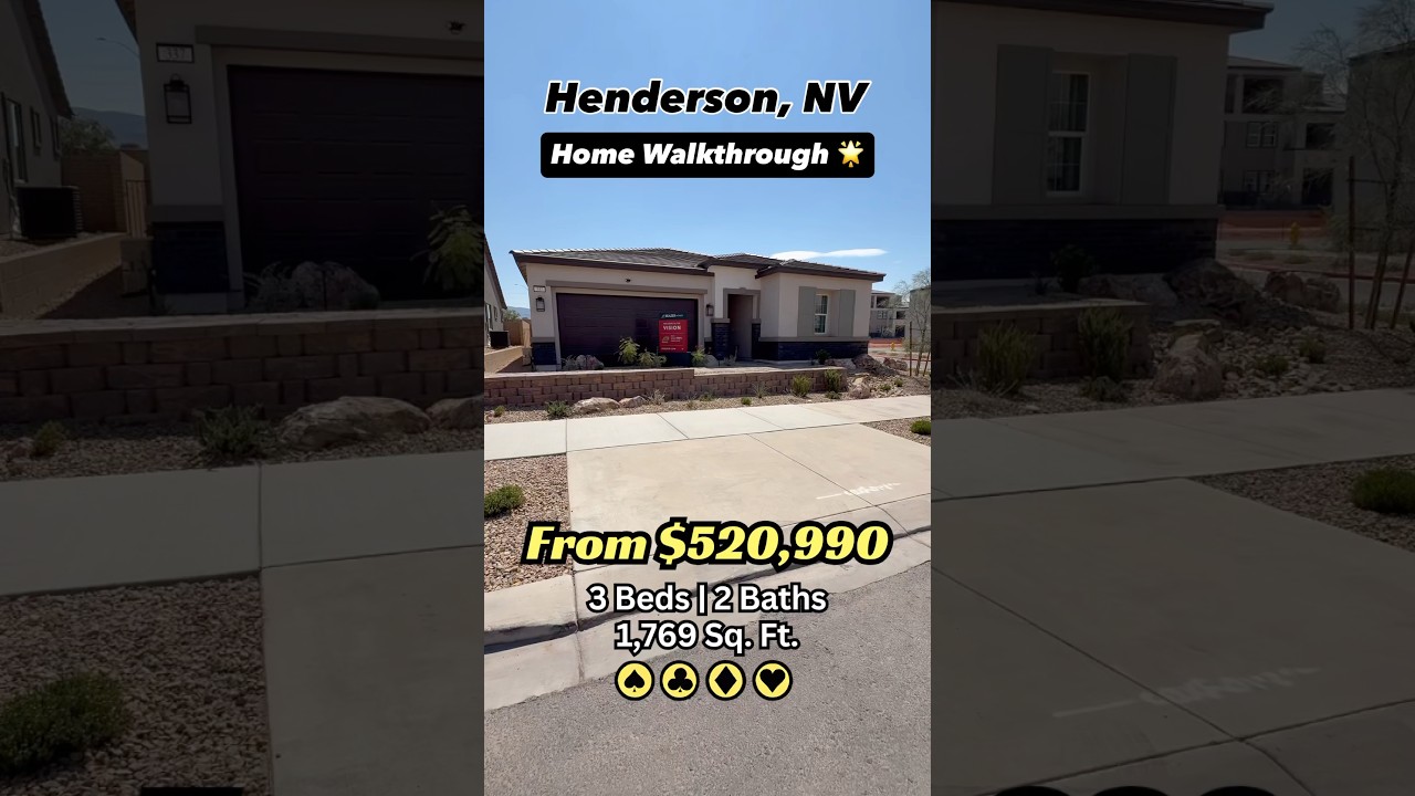 Las Vegas New Build 🚧🏡 Beazer Homes Vision | New Construction Home Walkthrough