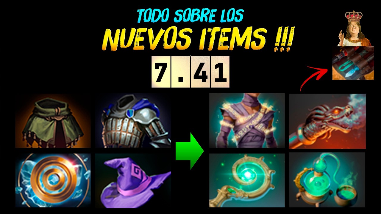 NUEVOS ITEMS MUY BUENOS !!! ► Todo lo que debes saber - Parche 7.41 🐸 | #dota2