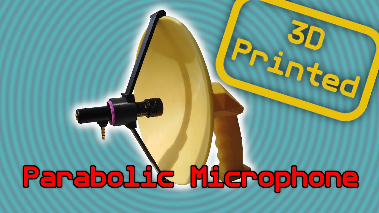 3D Printed Microphone Mod for Distant Recordings