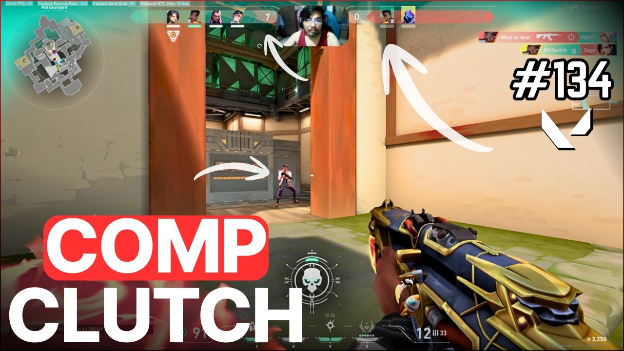 Day 134 – Valorant Competitive DOMINATION 😎🔥 | Aggressive Push on Haven Map !