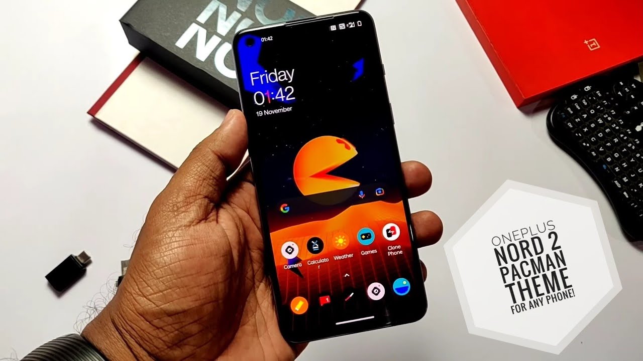 OnePlus Nord 2 PacMan Theme, Live Wallpapers For Any Phone: Feel Nord 2 PacMan