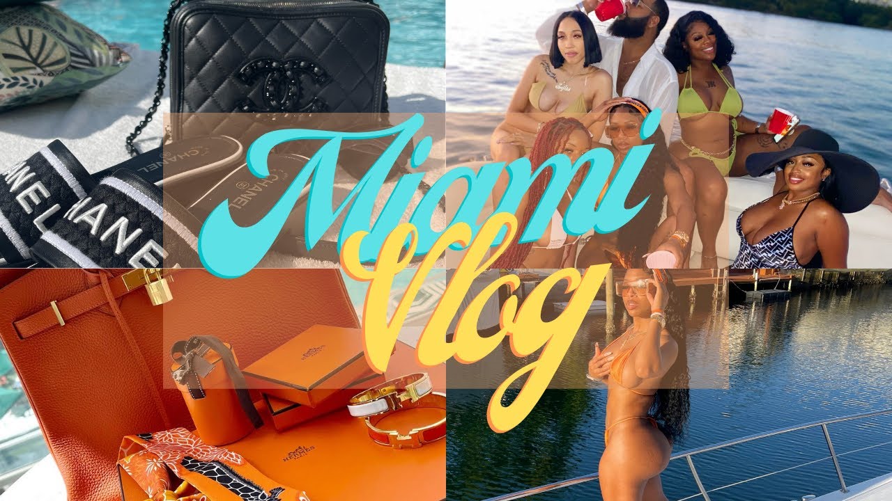 Miami Girls Weekend | Yacht Day & Bal Harbour Shopping Spree| Khloe Fifty 50