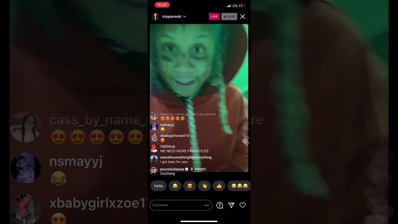 Trippie redd smoking blunt spitting 🔥