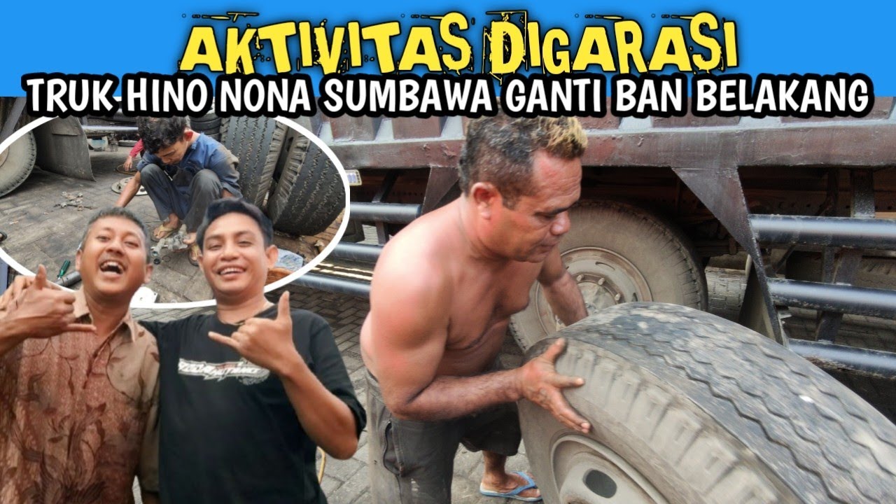 TRUK HINO 500 NONA SUMBAWA PULANG PERBAIKAN DI GARASI SEMARANG 