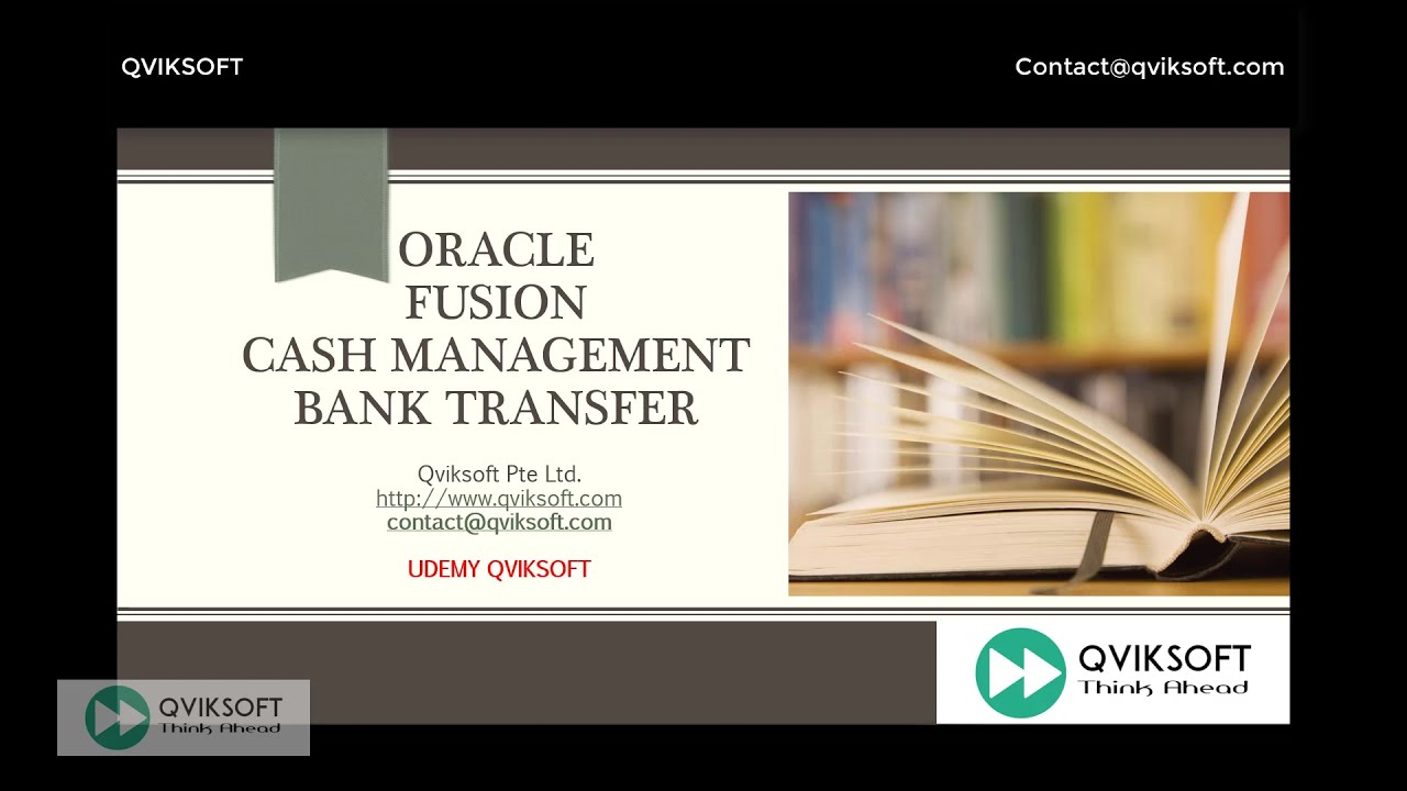 Oracle Fusion Cash Management - Bank Transfer