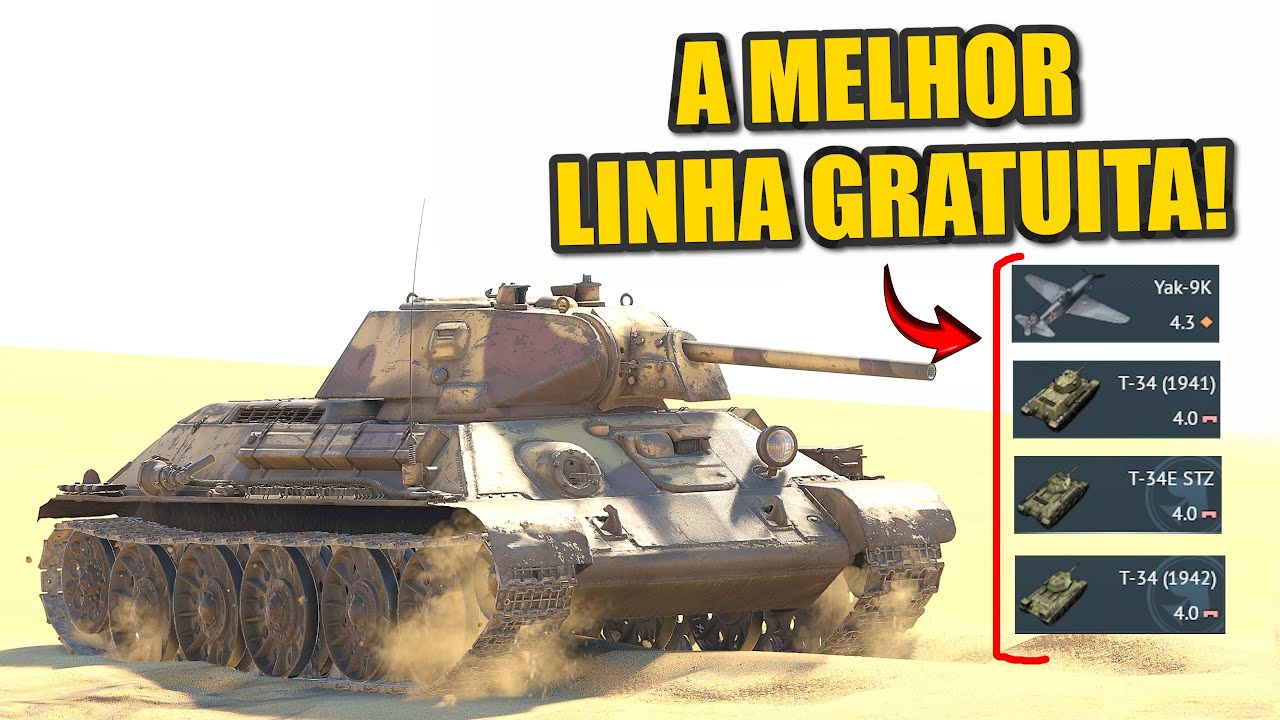 Essa é a MELHOR Linha Gratuita Do Jogo! - Warthunder PT - BR