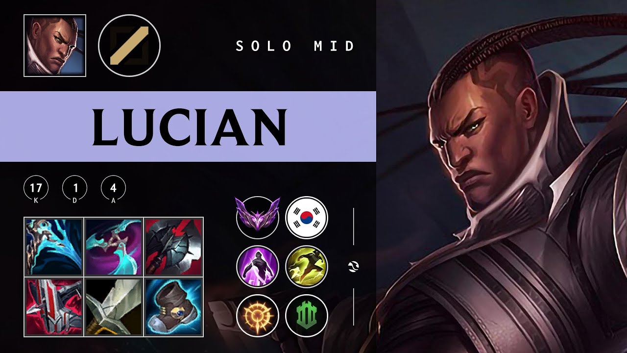 Lucian Mid vs Sylas - KR Master Patch 25.24