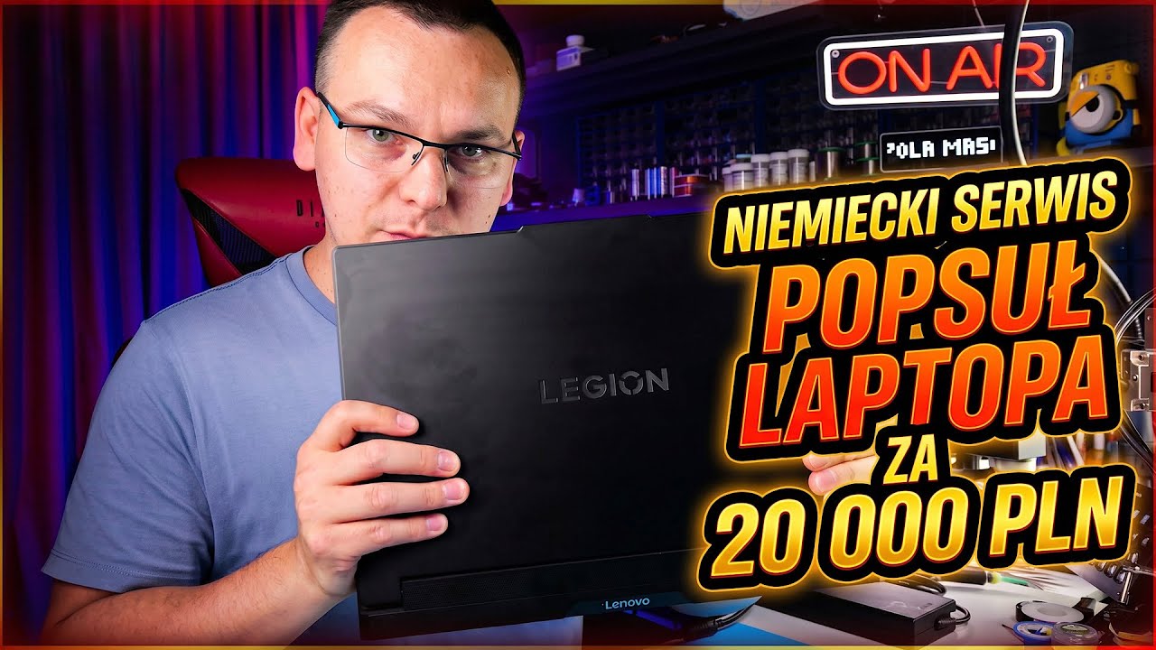 NIEMIECKI SERWIS Popsuł Laptopa za 20 000 PLN ?! Najnowszy Lenovo Legion 7 PRO ☠️☠️☠️