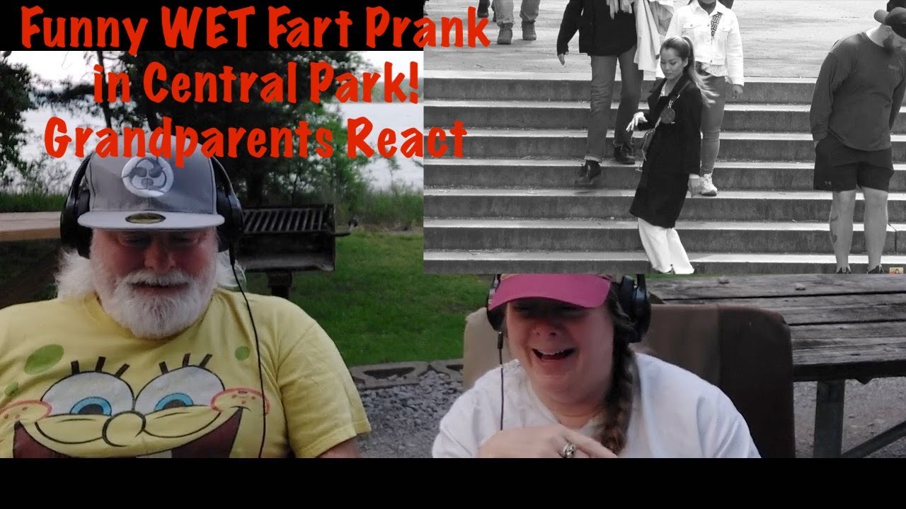 Funny WET Fart Prank in Central Park! All ABOARD- Grandparents from Tennessee (USA) React-first time