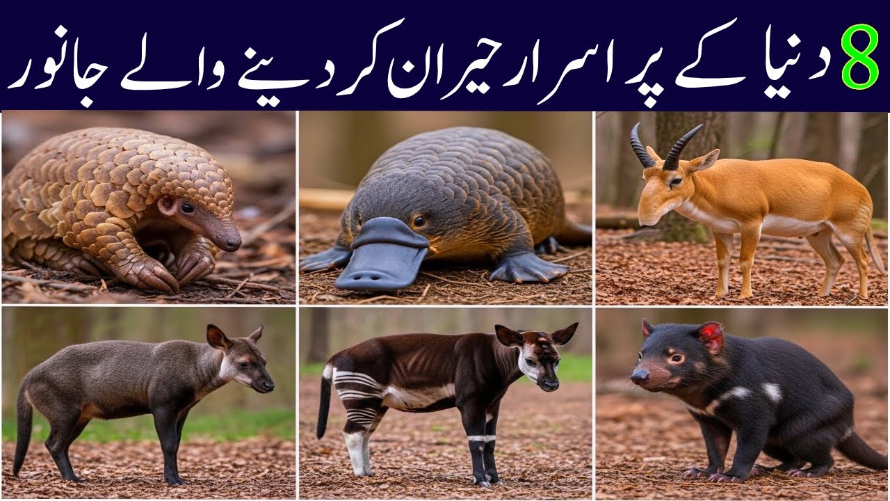 दुनिया के 8 सबसे रहस्यमयी जानवर | Top 8 Mysterious Animals in the World | Afaak's Animal World