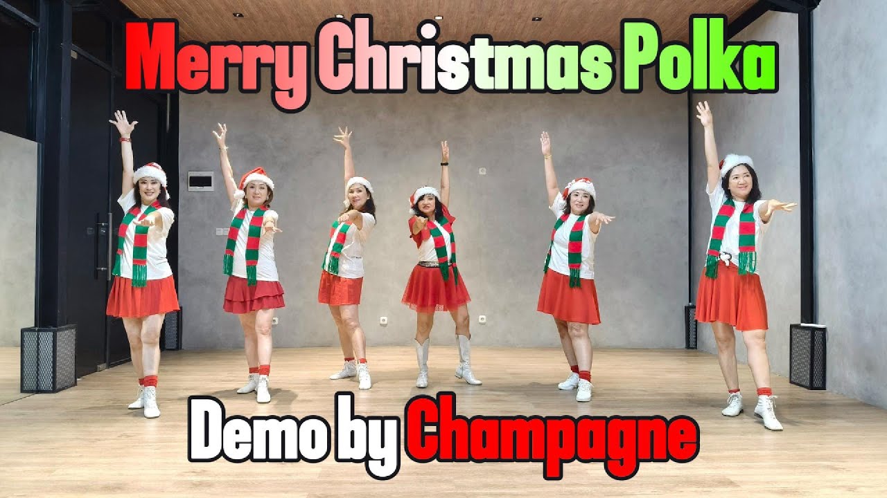 Merry Christmas Polka - Beginner - Demo by Champagne