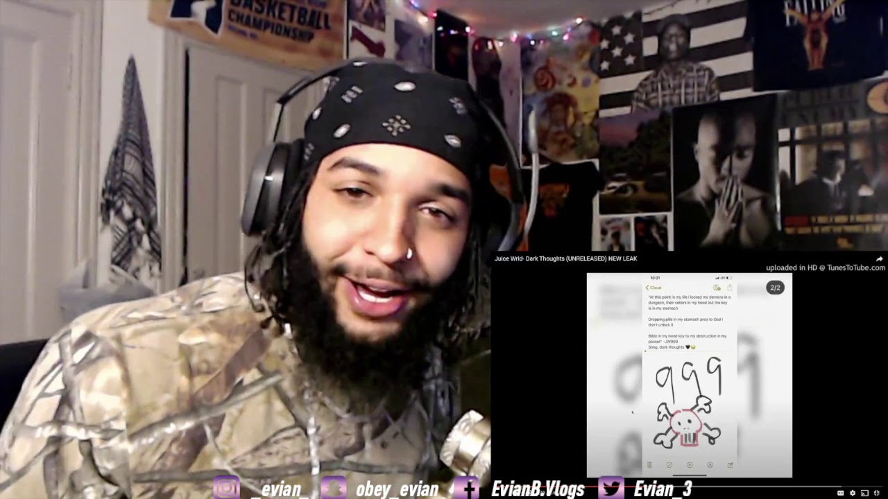 Juice WRLD - Dark Thoughts [REACTION!!]