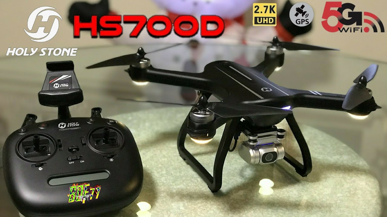 Holy Stone HS700D |  2.7k 5g Wi-Fi fpv Brushless GPS Drone | First Look and Unboxing