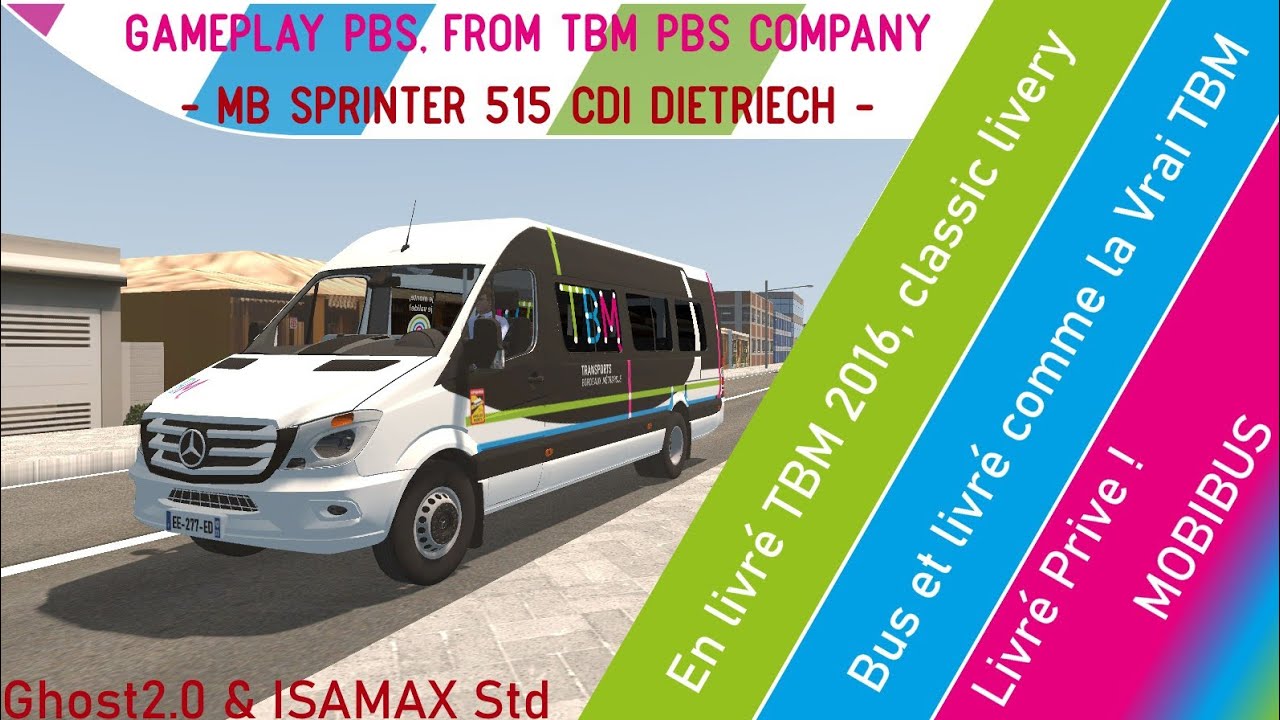 🚐 GAMEPLAY PBS, FROM TBM PBS COMPANY – MB SPRINTER 515 CDI DIETRICH 🚐
