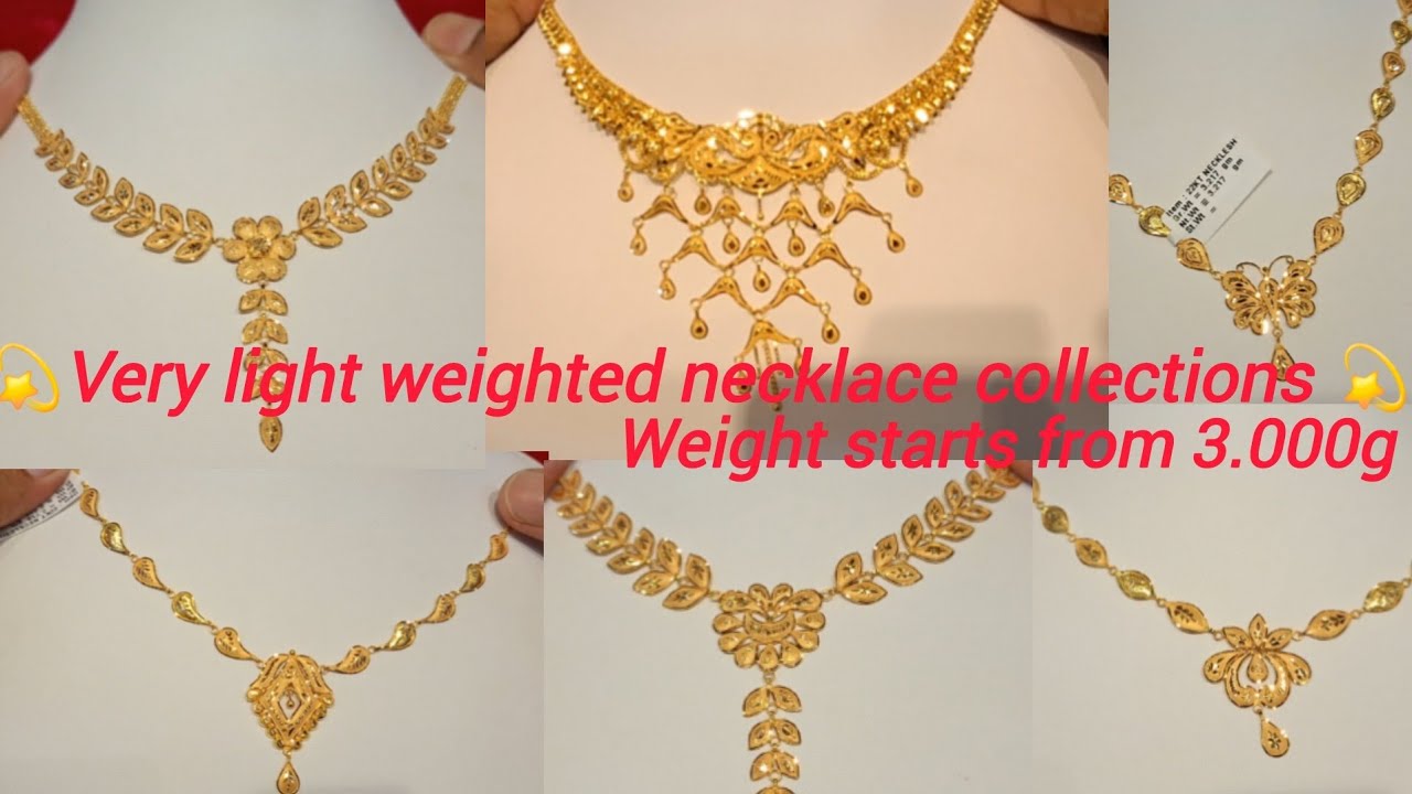 Light weighted necklace.Weight starts from 3.000g#necklace#wedingcollection #lightweightjewellery