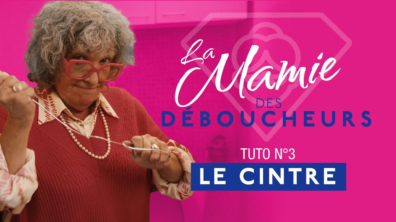 Tuto n°3 - Comment déboucher ses WC à l’aide d’un cintre avec la Mamie des Déboucheurs.