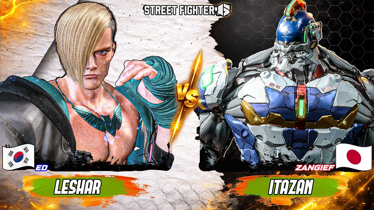 SF6 🔥 LeShar (ED)  vs  Itazan (Zangief) 🎮 Heavy Damage and Sharp Reads