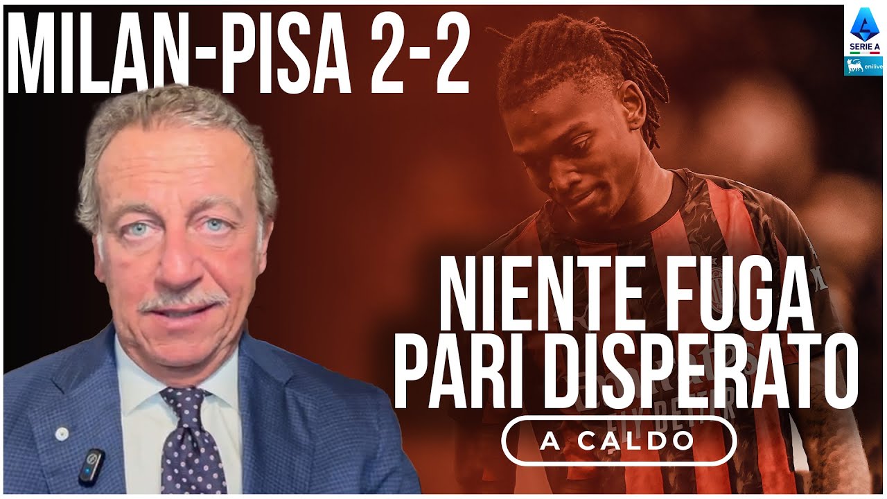 MILAN-PISA 2-2: LEAO NON BASTA&hellip;
