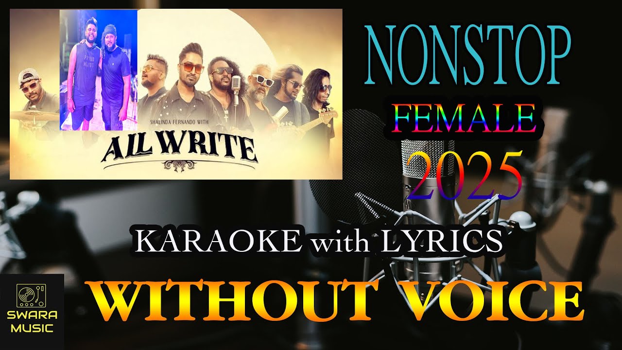 Silin Bilin Ira Mudune Karaoke | Best Female Sinhala Songs Nonstop Without Voice