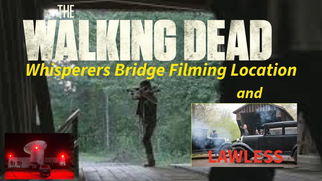 The Walking Dead Filming site 1840's Red Oak Creek Covered Bridge Woodbury, Ga./ Negan's Outpost