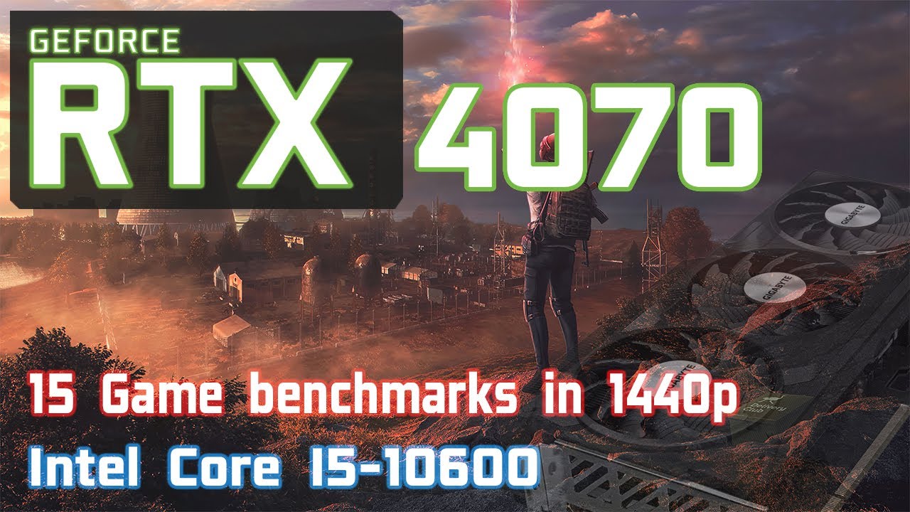 RTX 4070 + I5 10600 1440p Test Gameplay Benchmarks in 15 Games