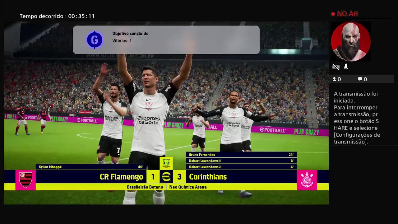 Transmissão ao vivo do PS4 de Robinhopixel