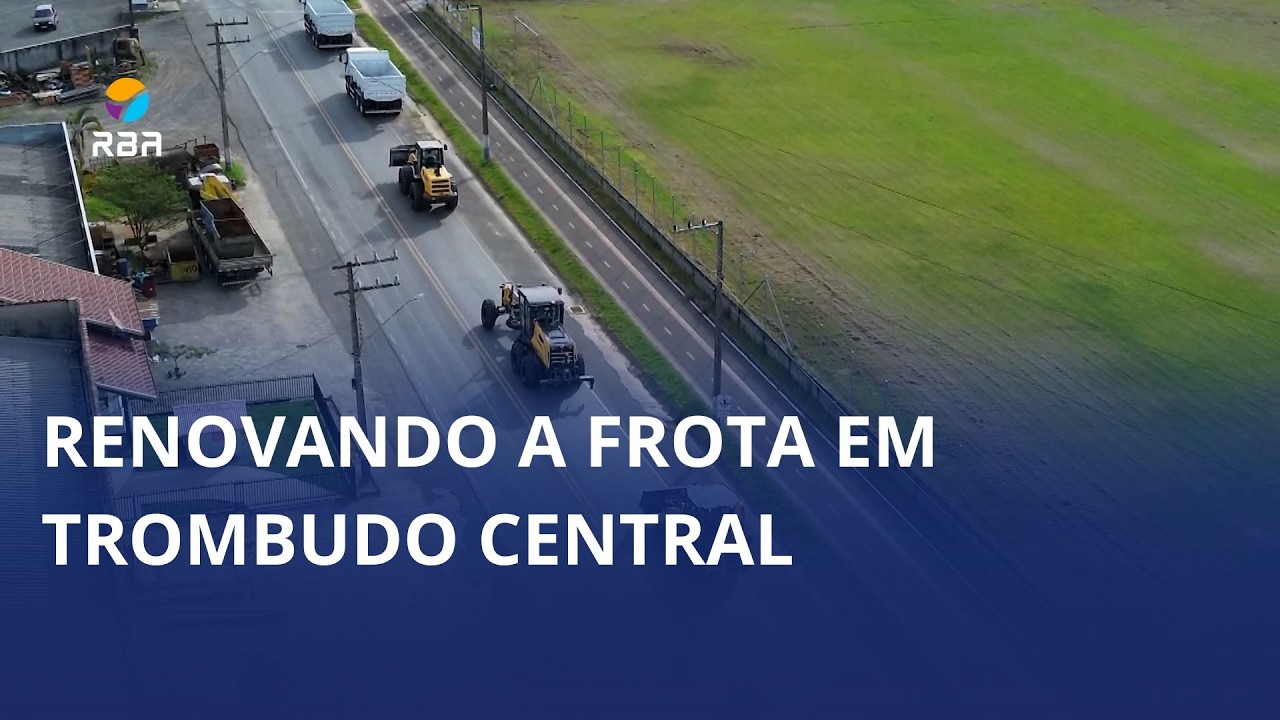 Frota renovada em Trombudo Central