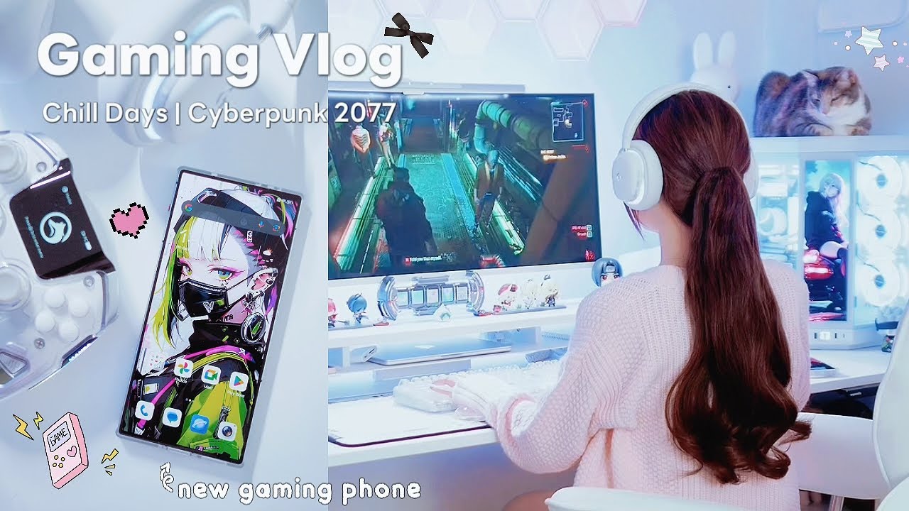 Cozy Gaming Vlog ☁️ 🎮 | Unboxing REDMAGIC 10 Air | Cyberpunk 2077 | Living Alone Daily Vlog