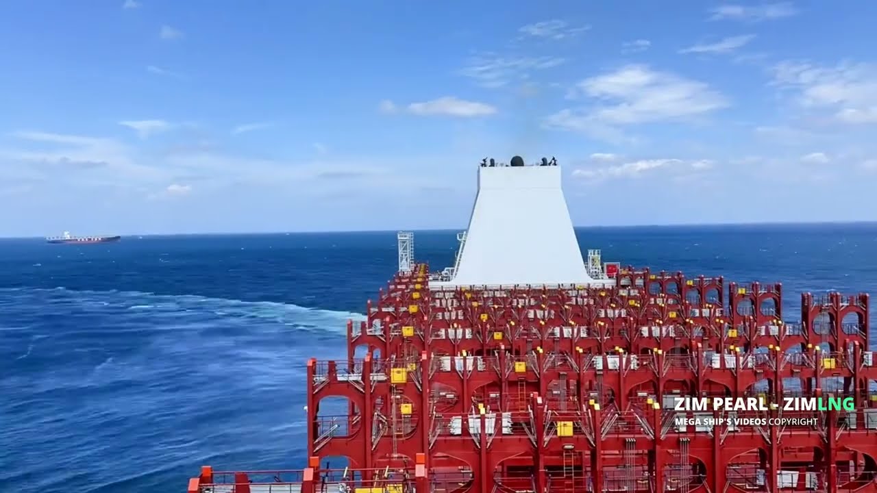 Zim Pearl | container vessel capacity 7000 TEU sea trial