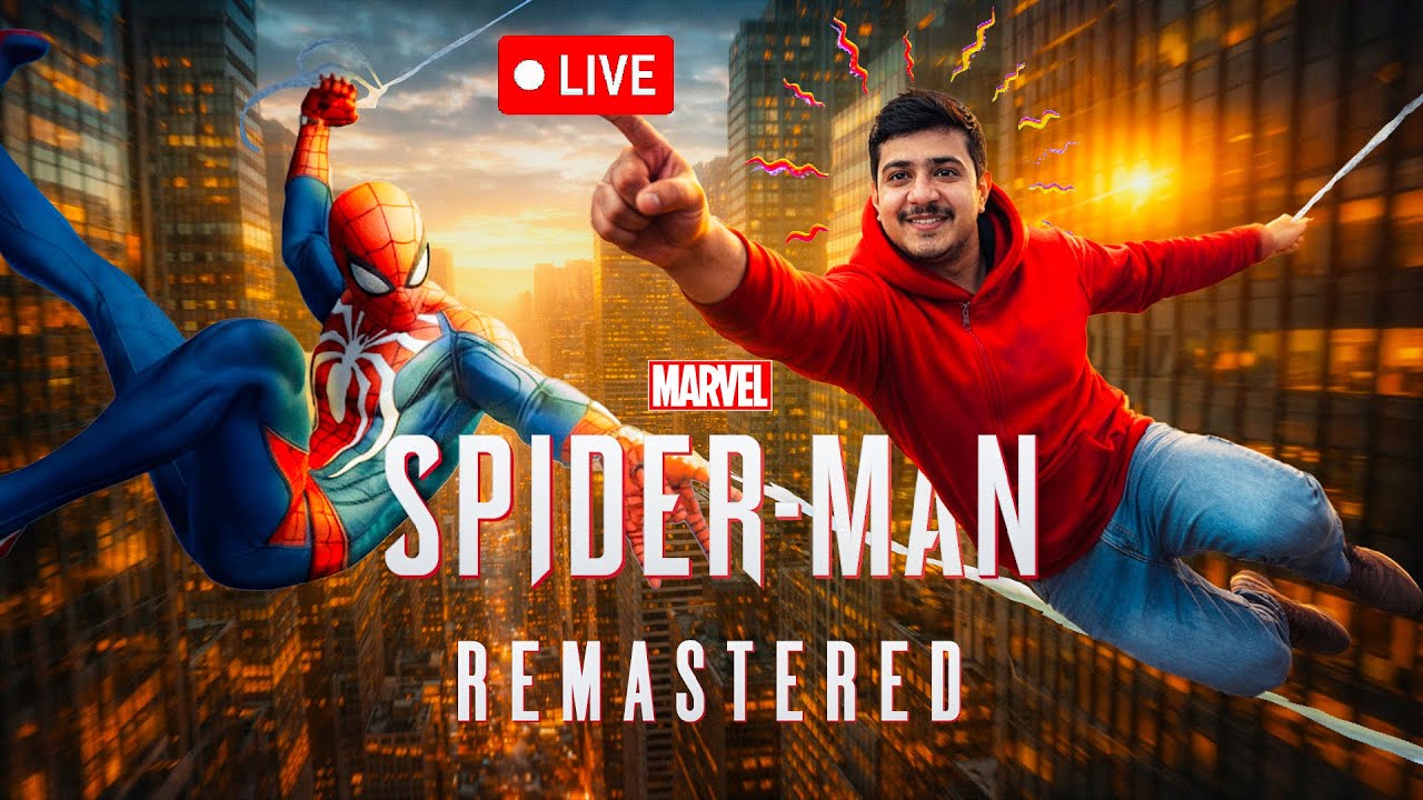 Spider-Man Remastered 🕷️ | Swinging Through NYC Like Never Before (Live)