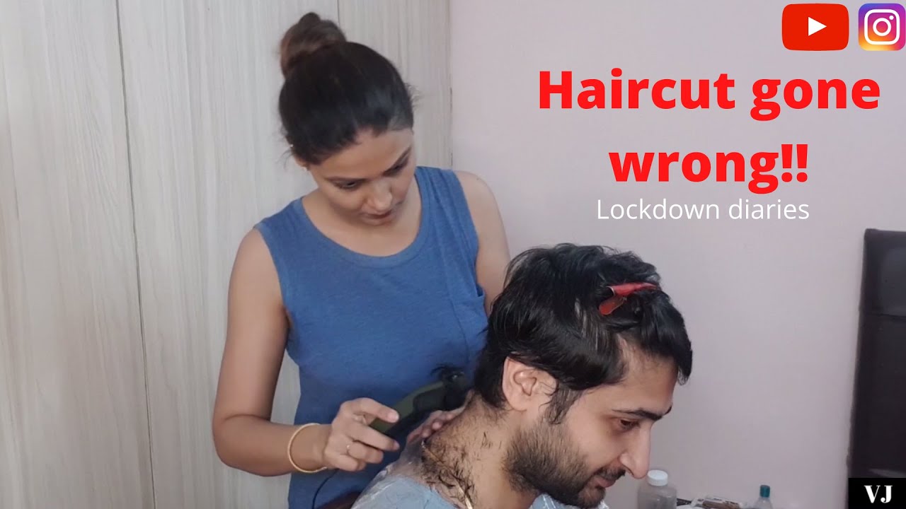 Lock down haircut Gone Wrong!!