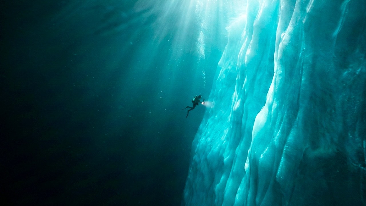 Sous un iceberg de 200 m : la plongée la plus dangereuse de ma vie