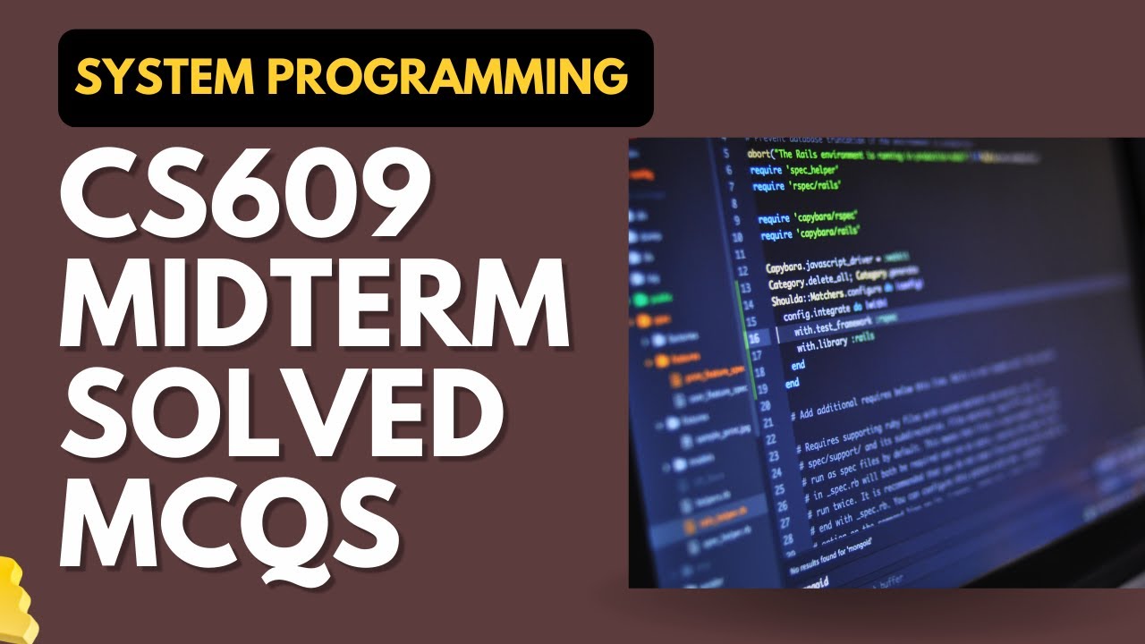 CS609 Solved MCQs for Mid Term