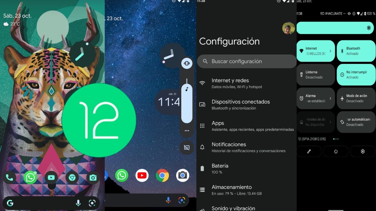 Trucos en android 12