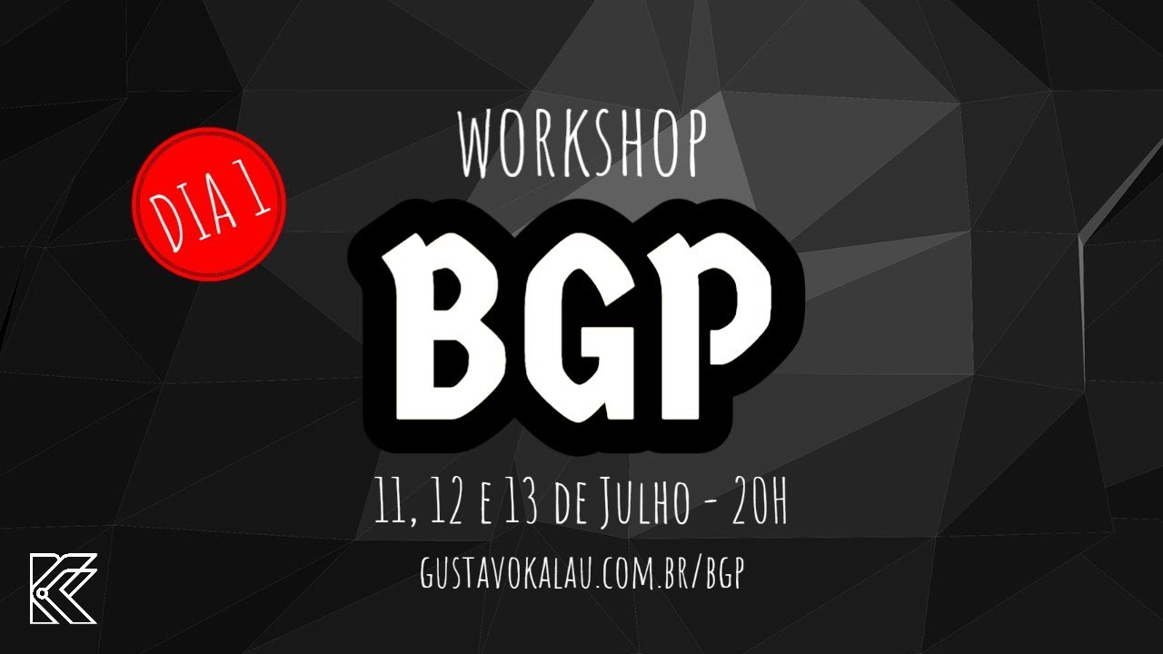 Workshop de BGP - Dia 1 - iBGP x eBGP e configurações iniciais
