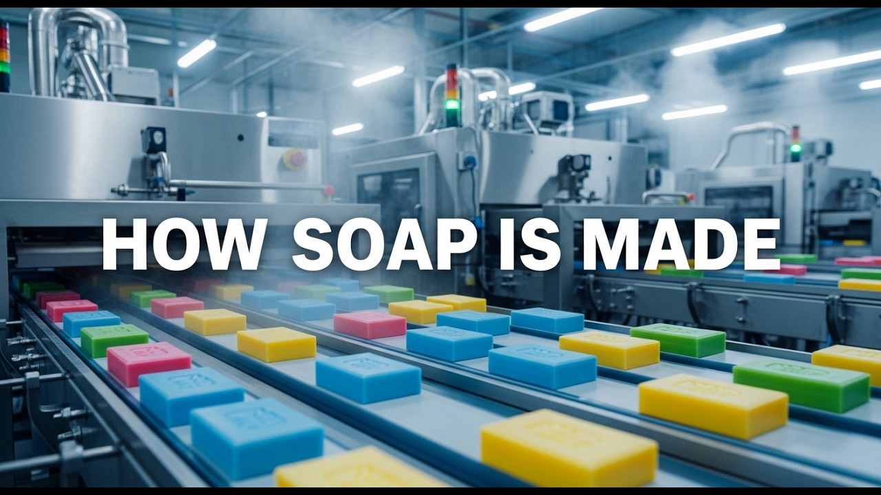 How Soap Is Made | Soap Manufacturing Process in Factory