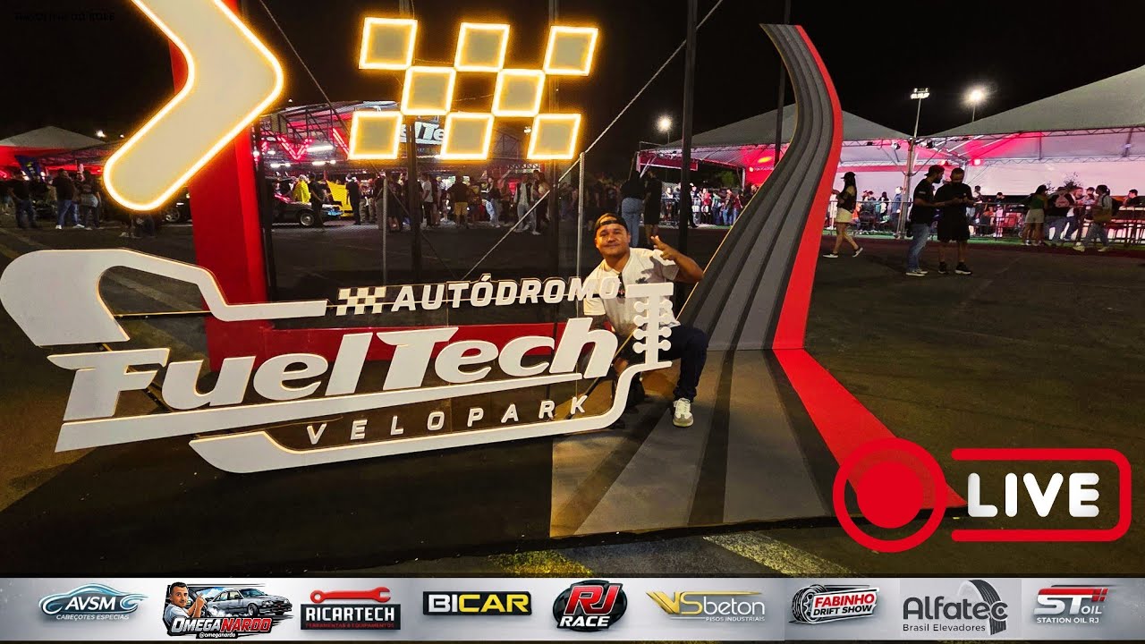 VELOPARK - CARAVANA FUELTECH  🚗💨 | ESTREIA DO AUTÓDROMO VELOPARK | LIVE AO VIVO
