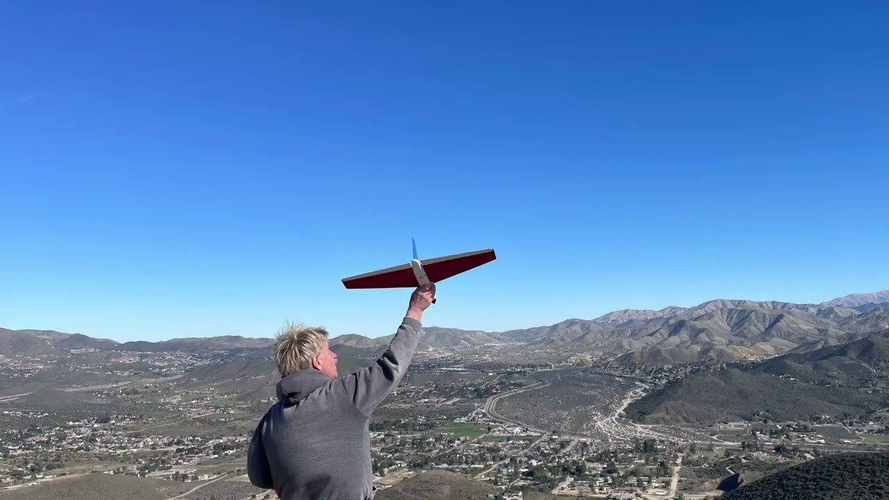 Parker Mountain flying