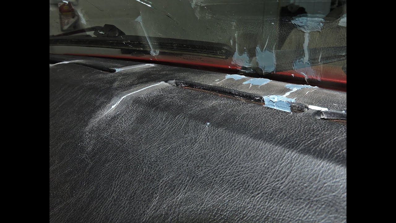 Porsche 928 Dash Crack Repair - Polyvance