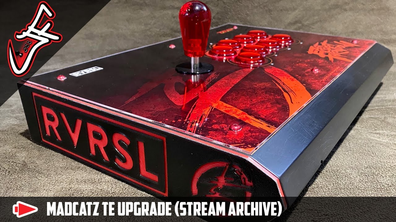 Fightstick Mods Live!! Reviving a CLASSIC! Madcatz TE Upgrade (Stream Archive - NSFW)