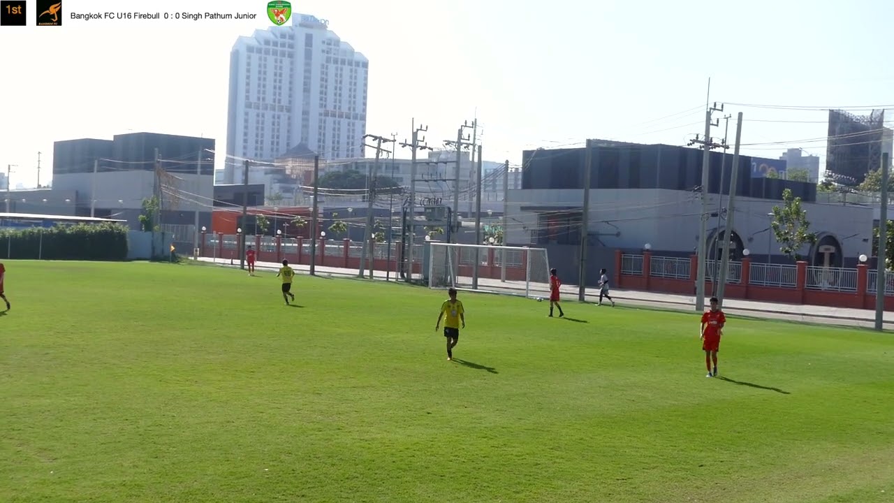 Bangkok FC U16 Firebull vs Singh Pathum Junior (Volt League   match day 1)
