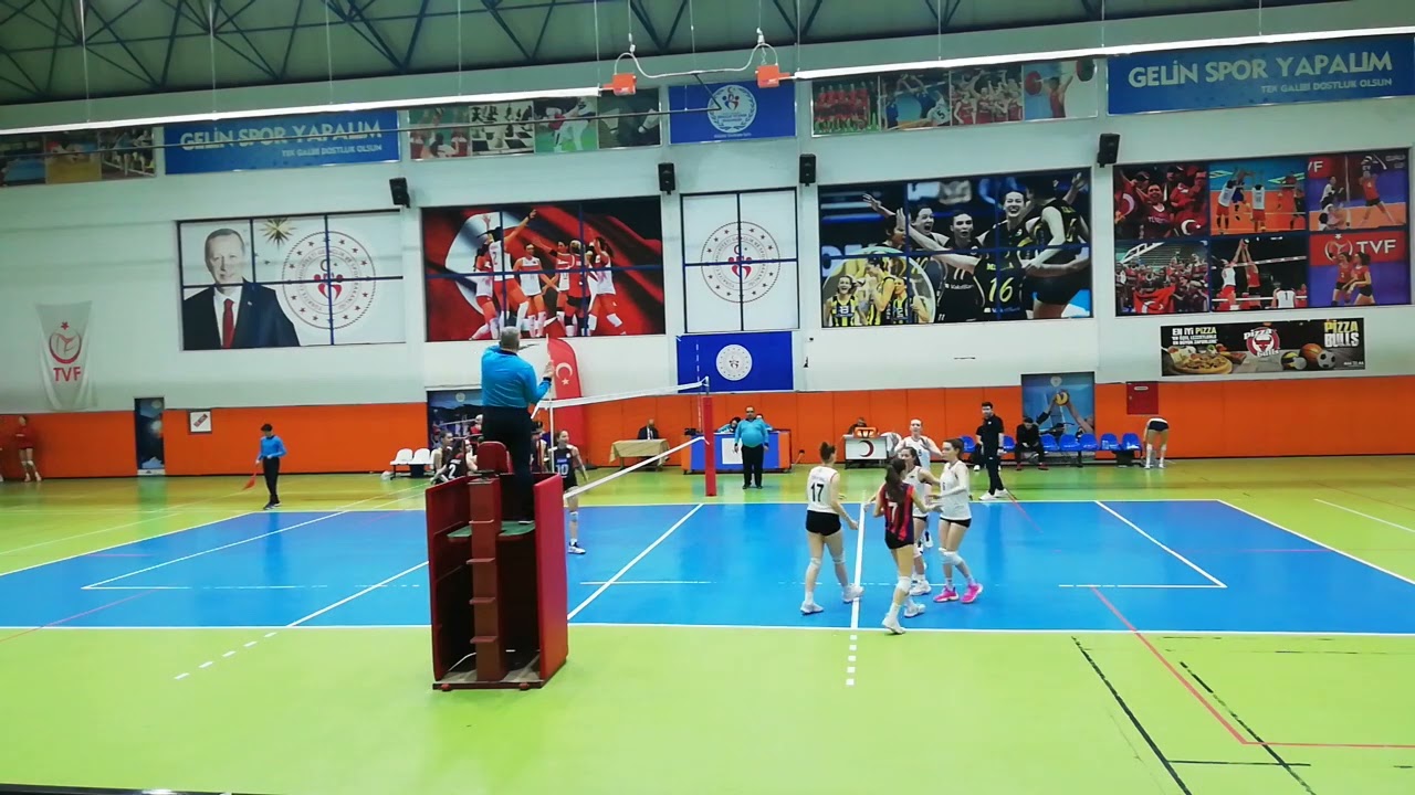 TVF SPOR LİSESİ : 3 - TED KOLEJİ : 2 ( GENÇ KIZLAR SÜPER LİGİ MÜCADELESİ )