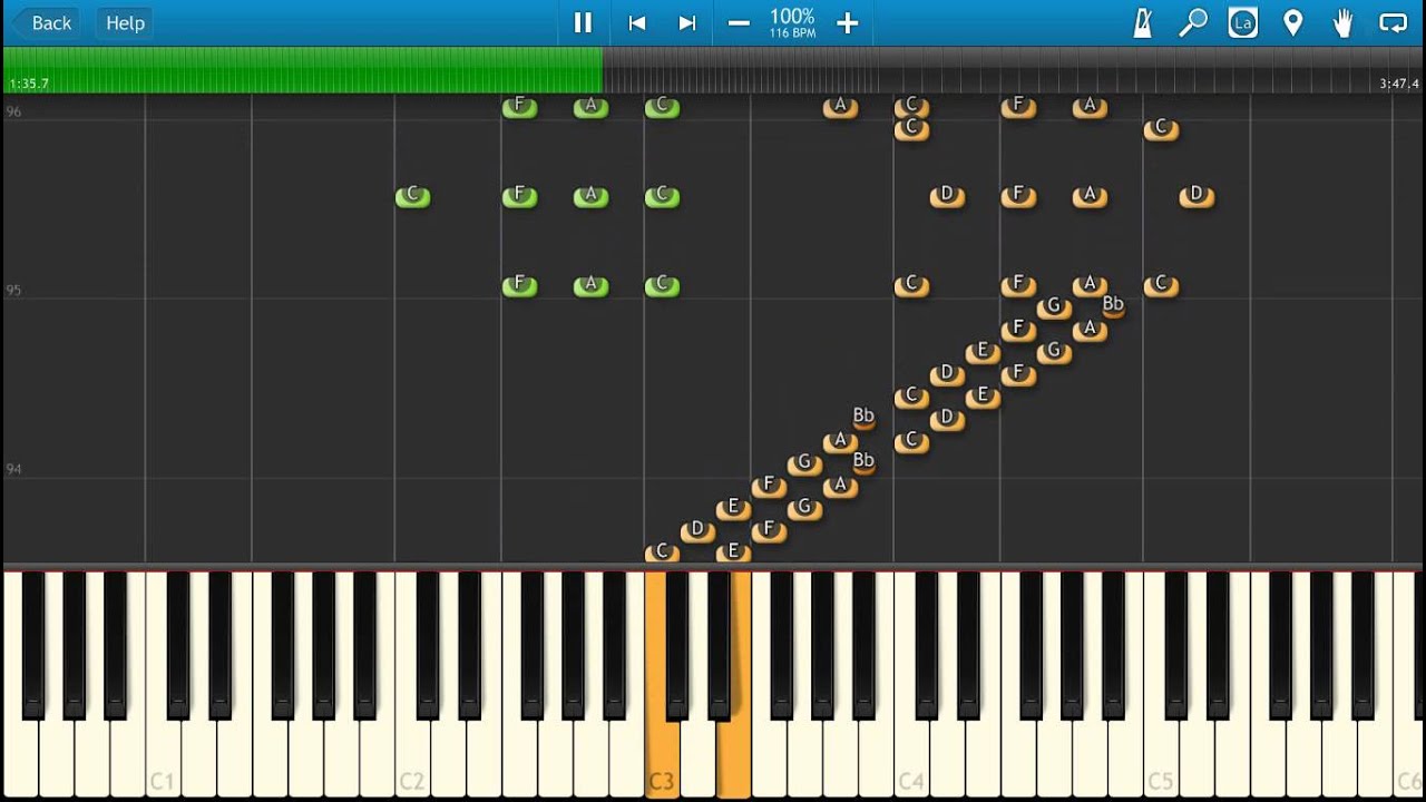 Bizet - Carmen - Overture Piano Tutorial - Synthesia Cover - FNAF - Freddy Fazbear Theme