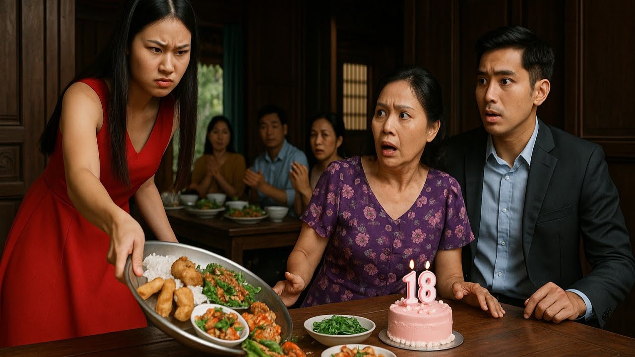 Mẹ Chồng Bắt Đứng, Không Cho Con Dâu Ngồi Ăn Bàn Chính, Ngay Lập Tức Cô Hất Mâm Khiến Cả Họ Sững Sờ