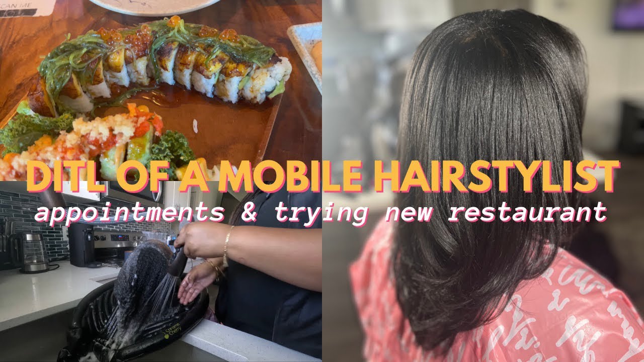 Day In The Life of a Mobile Hairstylist | VLOG